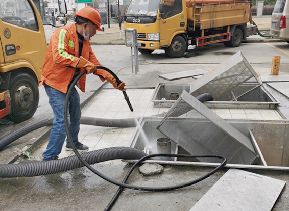 南湖隔油池清理